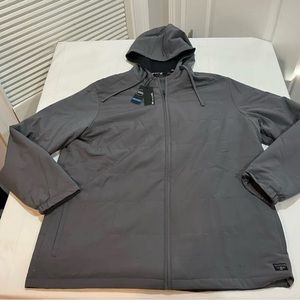 Travis Mathew Mens Every Amenity FZ Hoodie | No Logo Gray | Size 3XL